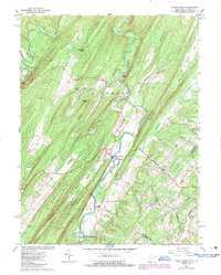 Download a high-resolution, GPS-compatible USGS topo map for Capon Bridge, WV (1987 edition)