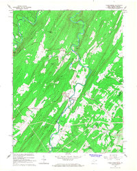 Download a high-resolution, GPS-compatible USGS topo map for Capon Bridge, WV (1967 edition)