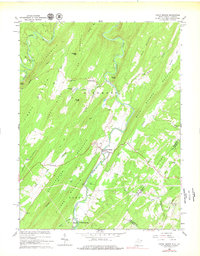 Download a high-resolution, GPS-compatible USGS topo map for Capon Bridge, WV (1979 edition)