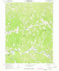 preview thumbnail of historical topo map of Doddridge County, WV in 1961