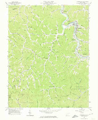 Download a high-resolution, GPS-compatible USGS topo map for Chapmanville, WV (1974 edition)