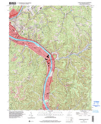 Download a high-resolution, GPS-compatible USGS topo map for Charleston East, WV (2000 edition)