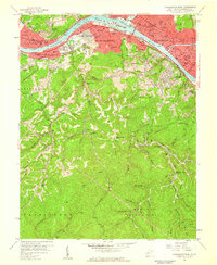 Download a high-resolution, GPS-compatible USGS topo map for Charleston West, WV (1959 edition)