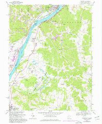 Download a high-resolution, GPS-compatible USGS topo map for Cheshire, WV (1976 edition)