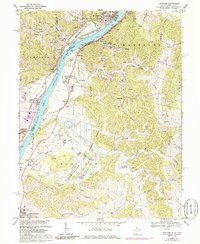 Download a high-resolution, GPS-compatible USGS topo map for Cheshire, WV (1986 edition)
