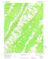 Download a high-resolution, GPS-compatible USGS topo map for Circleville, WV (1982 edition)