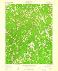 Download a high-resolution, GPS-compatible USGS topo map for Clio, WV (1960 edition)