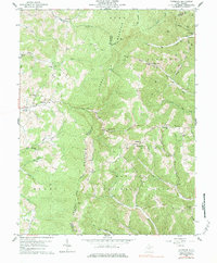 Download a high-resolution, GPS-compatible USGS topo map for Colebank, WV (1984 edition)