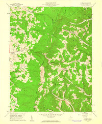 Download a high-resolution, GPS-compatible USGS topo map for Colebank, WV (1961 edition)