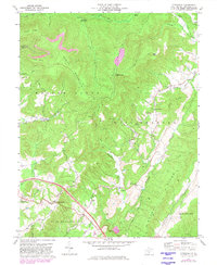 Download a high-resolution, GPS-compatible USGS topo map for Cornstalk, WV (1982 edition)
