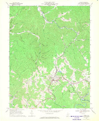 Download a high-resolution, GPS-compatible USGS topo map for Cowen, WV (1970 edition)