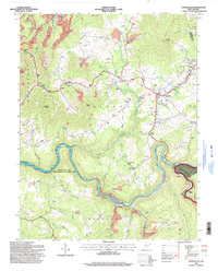 Download a high-resolution, GPS-compatible USGS topo map for Craigsville, WV (1998 edition)