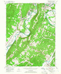 Download a high-resolution, GPS-compatible USGS topo map for Cresaptown, WV (1966 edition)