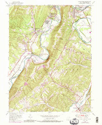 Download a high-resolution, GPS-compatible USGS topo map for Cresaptown, WV (1987 edition)