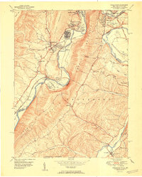 Download a high-resolution, GPS-compatible USGS topo map for Cresaptown, WV (1951 edition)