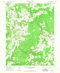 Download a high-resolution, GPS-compatible USGS topo map for Cuzzart, WV (1968 edition)