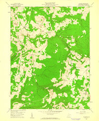 Download a high-resolution, GPS-compatible USGS topo map for Cuzzart, WV (1961 edition)
