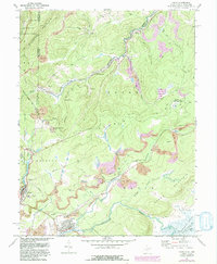 Download a high-resolution, GPS-compatible USGS topo map for Davis, WV (1982 edition)