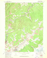 Download a high-resolution, GPS-compatible USGS topo map for Davis, WV (1972 edition)