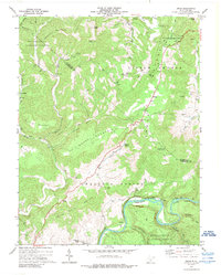 Download a high-resolution, GPS-compatible USGS topo map for Droop, WV (1989 edition)
