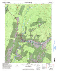 Download a high-resolution, GPS-compatible USGS topo map for Durbin, WV (1998 edition)