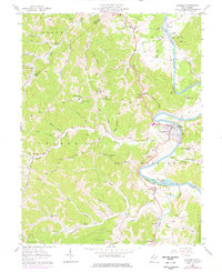 Download a high-resolution, GPS-compatible USGS topo map for Elizabeth, WV (1977 edition)