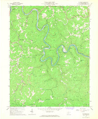 Download a high-resolution, GPS-compatible USGS topo map for Elkhurst, WV (1968 edition)