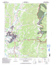 Download a high-resolution, GPS-compatible USGS topo map for Elkins, WV (1998 edition)