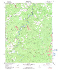 Download a high-resolution, GPS-compatible USGS topo map for Ellamore, WV (1991 edition)