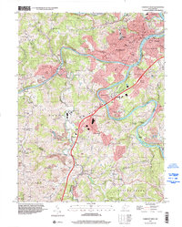 Download a high-resolution, GPS-compatible USGS topo map for Fairmont West, WV (2002 edition)