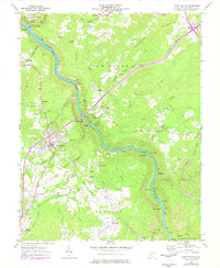Download a high-resolution, GPS-compatible USGS topo map for Fayetteville, WV (1977 edition)