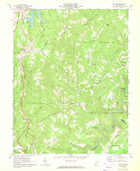 Download a high-resolution, GPS-compatible USGS topo map for Flat Top, WV (1972 edition)