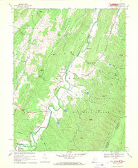 Download a high-resolution, GPS-compatible USGS topo map for Fort Seybert, WV (1970 edition)