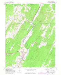 Download a high-resolution, GPS-compatible USGS topo map for Franklin, WV (1982 edition)