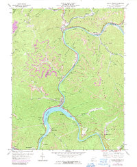 Download a high-resolution, GPS-compatible USGS topo map for Gauley Bridge, WV (1989 edition)
