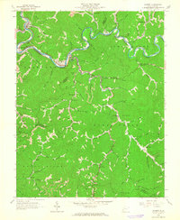 Download a high-resolution, GPS-compatible USGS topo map for Gilbert, WV (1964 edition)