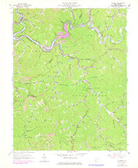 Download a high-resolution, GPS-compatible USGS topo map for Gilbert, WV (1978 edition)