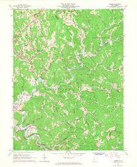 Download a high-resolution, GPS-compatible USGS topo map for Gilmer, WV (1968 edition)