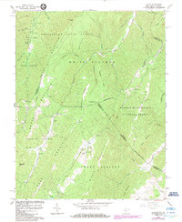 Download a high-resolution, GPS-compatible USGS topo map for Glace, WV (1984 edition)