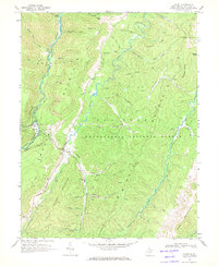 Download a high-resolution, GPS-compatible USGS topo map for Glady, WV (1971 edition)