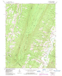 Download a high-resolution, GPS-compatible USGS topo map for Glengary, WV (1987 edition)