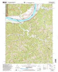 preview thumbnail of historical topo map of Cabell County, WV in 2002