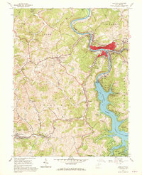Download a high-resolution, GPS-compatible USGS topo map for Grafton, WV (1970 edition)