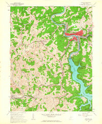 Download a high-resolution, GPS-compatible USGS topo map for Grafton, WV (1963 edition)