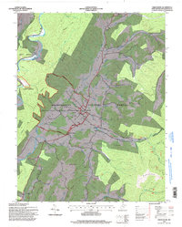 Download a high-resolution, GPS-compatible USGS topo map for Green Bank, WV (1998 edition)