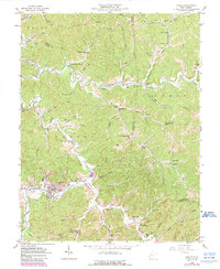 Download a high-resolution, GPS-compatible USGS topo map for Hamlin, WV (1989 edition)