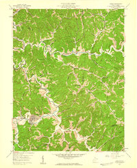 Download a high-resolution, GPS-compatible USGS topo map for Hamlin, WV (1959 edition)