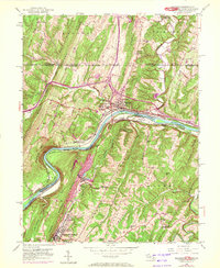 Download a high-resolution, GPS-compatible USGS topo map for Hancock, WV (1972 edition)