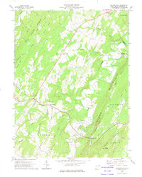 preview thumbnail of historical topo map of Hampshire County, WV in 1973