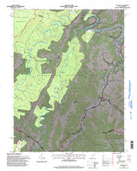 Download a high-resolution, GPS-compatible USGS topo map for Harman, WV (1998 edition)
